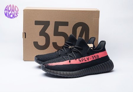 Yeezy 350 Boost V2 Black Red BY9612 36-48