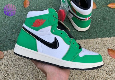 Nike Air Jordan 1 Retro High Lucky Green, Size: 40.5-46