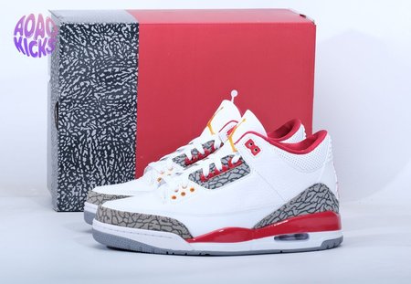 Air Jordan 3 Retro Cardinal Red Size: 40-47.5