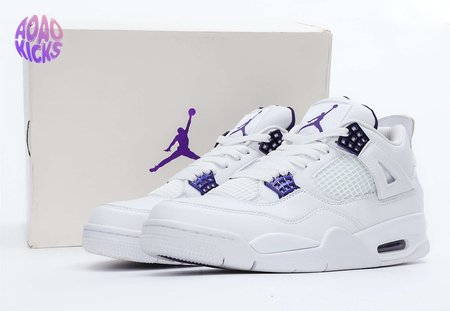 Air Jordan 4 Retro Purple Metallic 36-46