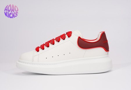 Alexander McQueen Oversized white Red SIZE: 35-45