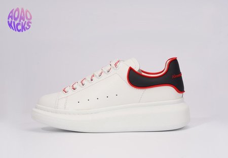 Alexander McQueen Oversized White Black Red Outline SIZE: 35-45