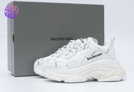 Balenciaga Triple S Allover Logo White (W) SIZE: 35-45