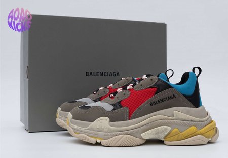 Balenciaga Triple S Grey Red Blue (2018 Reissue) SIZE: 35-45