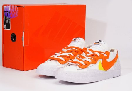 NK x Sacai Blazer Low "White Magma Orange" 36-46