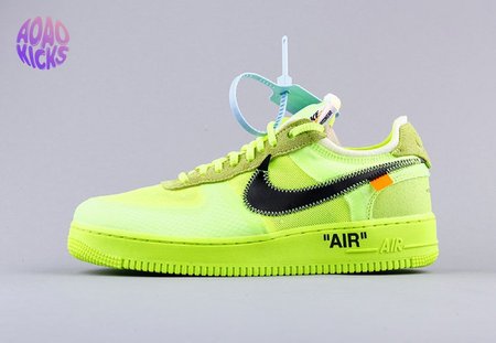 Nike x off-white Air Force 1 Part 2 volt the ten 40-46