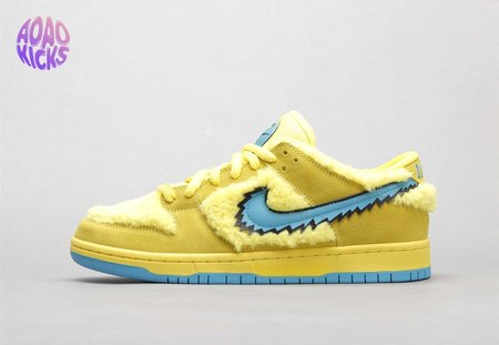 Nike SB Dunk Low Grateful Dead Bears Opti Yellow SP36-46