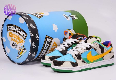 Nike SB Dunk Low Ben & Jerry's Chunky Dunky (With Special Barrel Box) 36-46