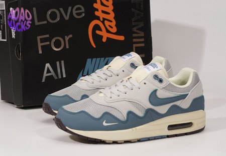 Patta x NK Air Max 1 Aqua Noise SIZE: 36-46