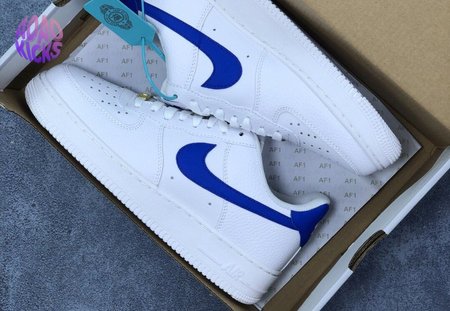 Air force 1 white/game royal, size 36-45