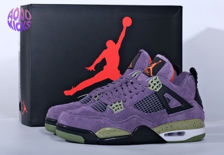 AIR JORDAN 4 RETRO CANYON PURPLE SIZE 36-47