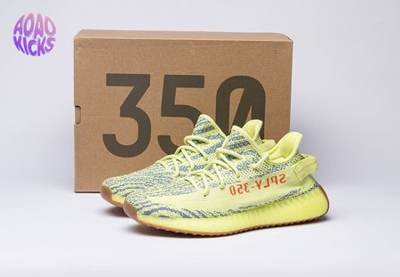 adidas Yeezy Boost 350 V2 Semi Frozen Yellow B37572 Size 36-48