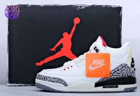 Jordan 3 Retro White Cement Reimagined DN3707-100 Size 40-47.5