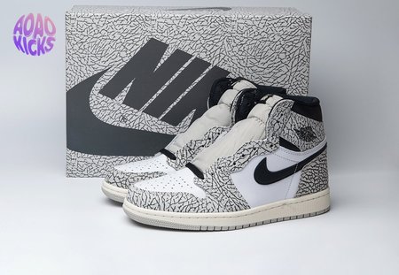 Jordan 1 Retro High OG White Cement DZ5485-052 Size 40-47.5