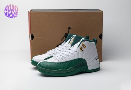 Air Jordan 12 White Green Size 40-47.5