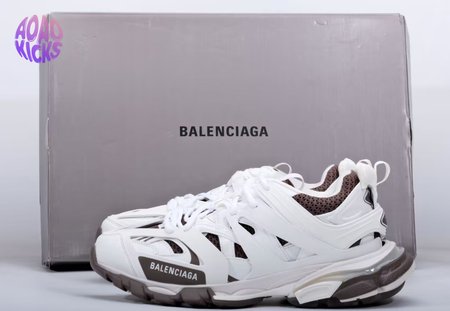 BALENCIAGA TRACK WHITE BROWN SIZE 35-46