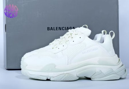 BALENCIAGA TRIPLE S WHITE (NOCTILUCENT LIGHT) SIZE 35-45