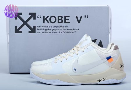 OFF-WHITE x Nike Kobe 5 Protro Sail 40-47.5