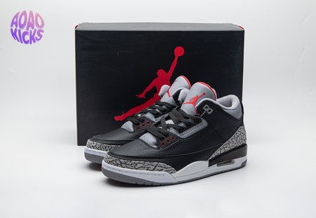 Air Jordan 3 Retro OG Black Cement (2023) Size 40- 47.5