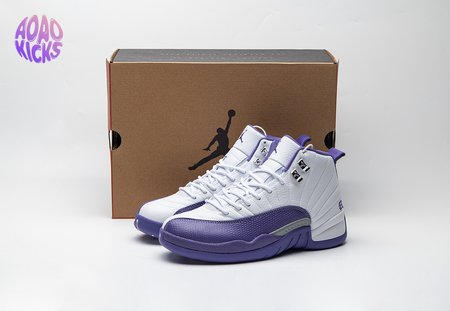 Air Jordan 12 White Purple Size 40-47.5