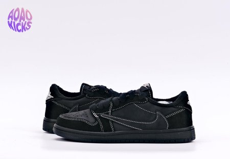 Travis Scott x Air Jordan 1 Low Black Phantom(child) Size 27.5-35