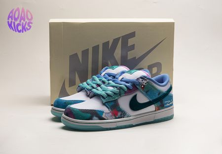 Futura Laboratories x Dunk Low SB 'Bleached Aqua' HF6061-400 size 36-47.5