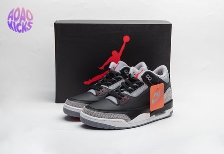 Air Jordan 3 Retro Black Cement Reimagined 2024 DN3707-010 Size 40- 47.5