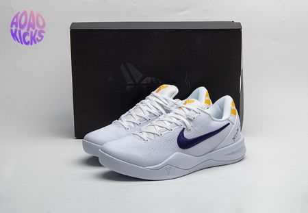 Nike Kobe 8 Protro Lakers Home HF9550-100 Size 40-48.5